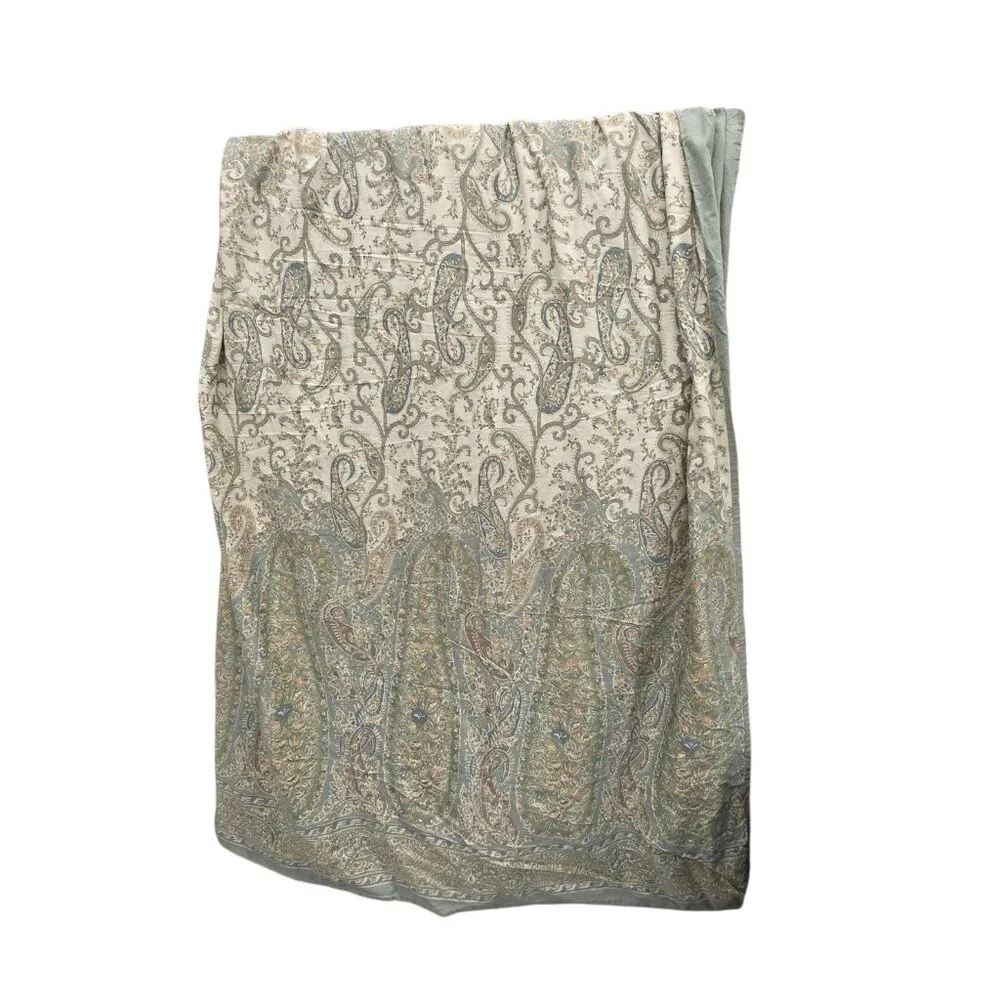Pottery Barn Sienna Paisley Duvet Cover King Size 3 Euro Pillow Cases Included - Picture 1 of 16